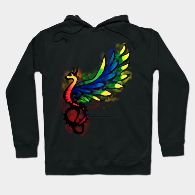 Rainbow Flight Hoodie by Not Meow Designs 